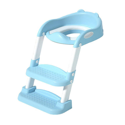 Potty Training Toilet Seat Chair with Ladder Step-Up Stool Foldable Design