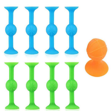 9x Pop Sucker Darts Throwing Family Interactive Toy Trickshot Stick Table Game - Aimall