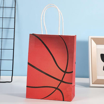 30PCS Fashion Ball Kraft Paper Gift Bag Festivals gift tote bag Party Favor Bag