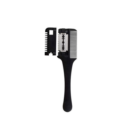 Professional Hairdressers Razor Comb Razor DIY Hair Cutting Thinning Trimmer AU - Aimall