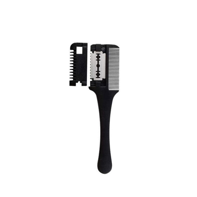 Professional Hairdressers Razor Comb Razor DIY Hair Cutting Thinning Trimmer AU - Aimall