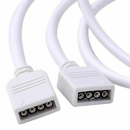 1-10M White LED RGB Light Strip Extension Cord Cable Lead Connector 4 Pin - Aimall