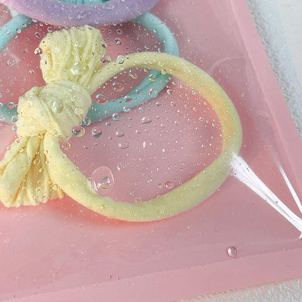 100pcs Macaron Colour Zip Lock Bags Transparent Seal Pouches