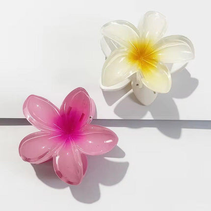 12pcs Gradient Candy Colour Flower Hair Clips Stylish Accessories for Women