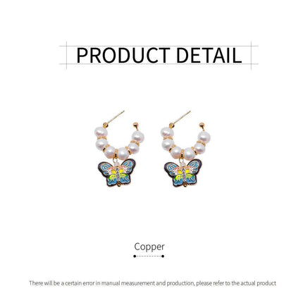 Chinese Butterfly Earrings Retro Jewelry Fashion Vintage Style Earrings