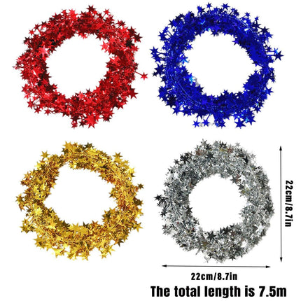 10pcs Christmas Wreath Decorations Festive Holiday Door Hanging Ornament Set