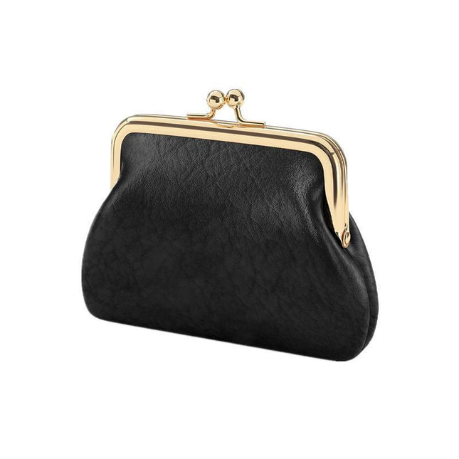 Women's Leather Small Cosmetic Bag Coin Purse & Lipstick Change Storage Bags - Aimall