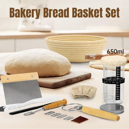 Leaved Dough Fermentation Basket Baking Set DIY Accessories for Homemade Bread