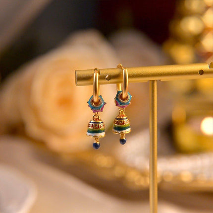 Elegant Chinese Fashion High-end Simple Earrings Modern Trendy Jewelry for Women