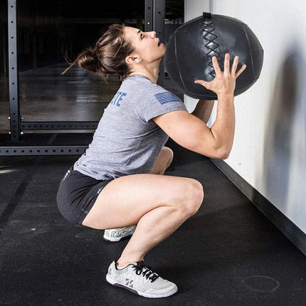 Non-Elastic Soft Squat Wall Ball for Solid Gravity and Balance Training Workouts