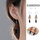 Petal Shaped Pearl Earrings For Women Elegant Vintage Style Fashion Jewelry