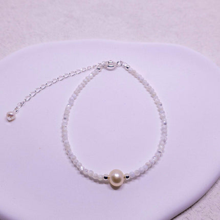 2mm Very Fine Pearl Bracelet Adjustable Strand Elegant Jewelry for Women Fashion