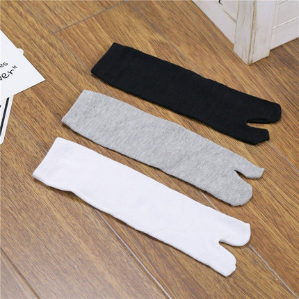 Two Toe Socks Japan Style Clog Props Hotel Bath Spa Socks Comfortable Tube Fit