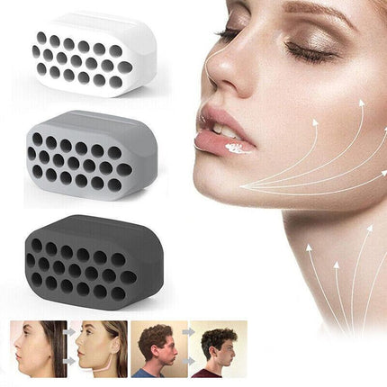 Jawline Trainer Neck Toner Jaw Training Fitness Ball Face Muscle Exerciser - Aimall