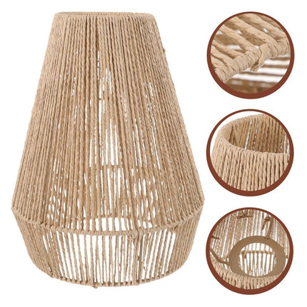 Braided Paper Rope Lampshade Chandelier Hanging Decoration for Lighting Decor