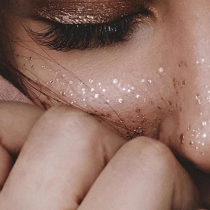 8Style Women Girl Face Gold Shine Body Temporary Tattoo Freckle Art Tattoo Paper - Aimall