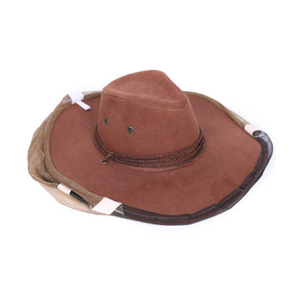 Beekeeping Buckle Denim Hat Bee Insect Face Protection Veil Net Breathable Tool