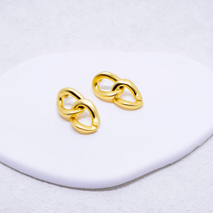 Fashion Retro Hoop Earrings Stylish Large Hoop Earrings Women Vintage Jewelry