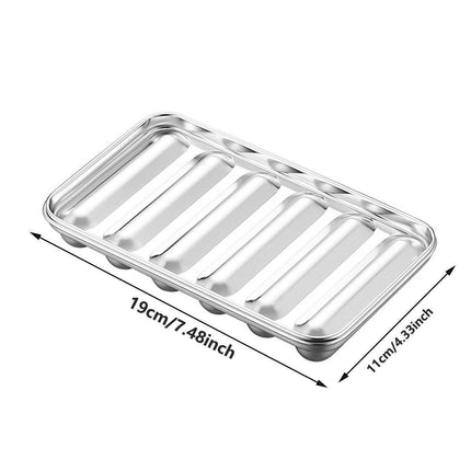 2PCS Stainless Steel Sausage Molds DIY Meat Ham Maker for Baby Food Tool