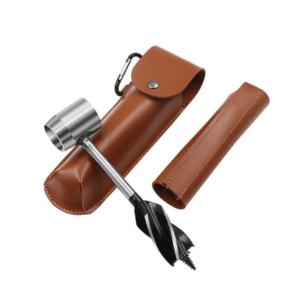Outdoor Survival Tool Wood Drill Manual Hand Auger Wrench for Bushcraft Settlers - Aimall