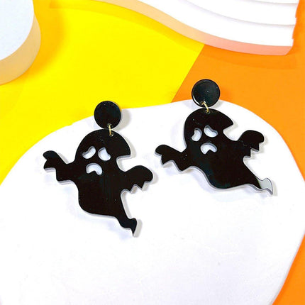 Halloween Ghost Earrings Punk Style Jewelry for Women Gothic Fashion Accessories