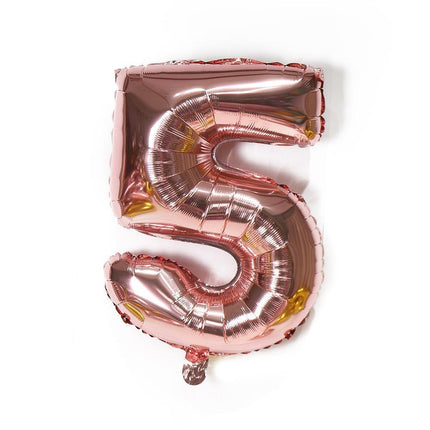 Rose Gold 32" Foil Number Balloon 81cm Birthday Party Wedding - Aimall