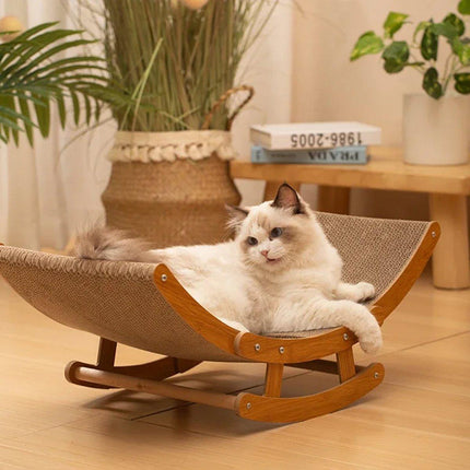 Premium Cat Scratching Board Bed Corrugated Paper Durable All Seasons Cat Toy