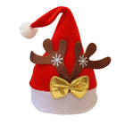 Christmas Holiday Santa Hat Red White Printed Festive Xmas Party Wear Gift