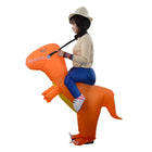 Inflatable Dinosaur Rider Costume Dinosaur Suit for Party and Halloween Cosplay