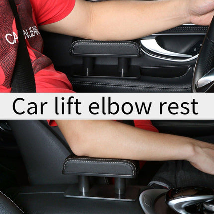 Car Armrest Cushion Leather Elbow Rest Booster for Centre Console Armrest Box