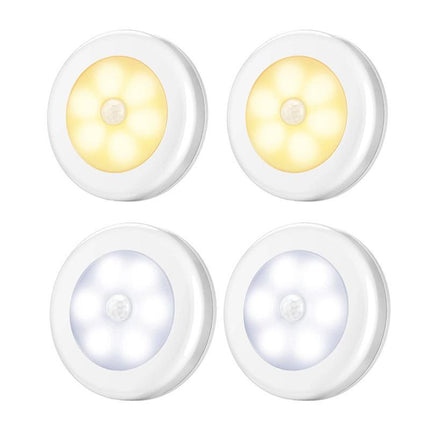LED Motion Sensor Night Light Indoor Outdoor Battery Operated Stairs Hallway AU - Aimall