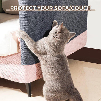 Trimmable Self Adhesive Carpet Pad for Cat Tree Stands Scratching Post Furniture