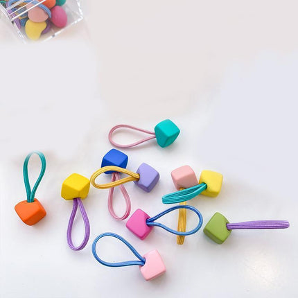 Hair Band Child Accessories Elastic Multi Colour Fashion Girls Small - Aimall