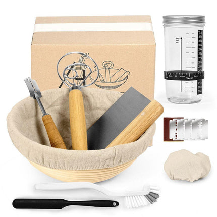 Leaved Dough Fermentation Basket Baking Set DIY Accessories for Homemade Bread