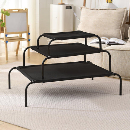 Heavy Duty Pet Raised Bed Elevated Trampoline Hammock Cat Dog Raised Deluxe