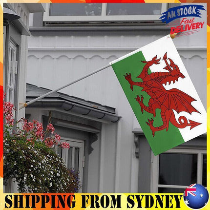 Large Wales Welsh Flag Heavy Duty Outdoor 90 X 150 CM - 3ft x 5ft - Aimall