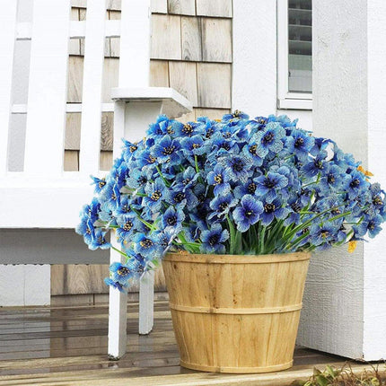 12pcs Artificial Flowers Set for Home Decor Wedding Party Fake Floral Decor