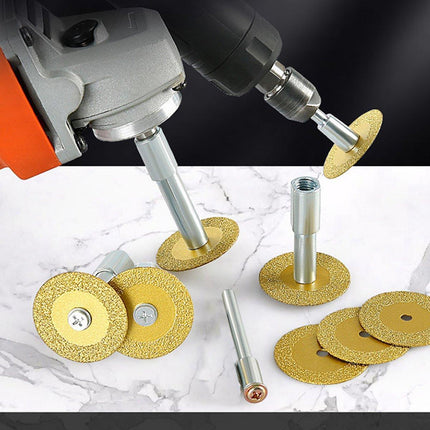 6PCS Diamond Cutting Discs with Mandrel for Rotary Tools - Mini Rotary Cutting Set