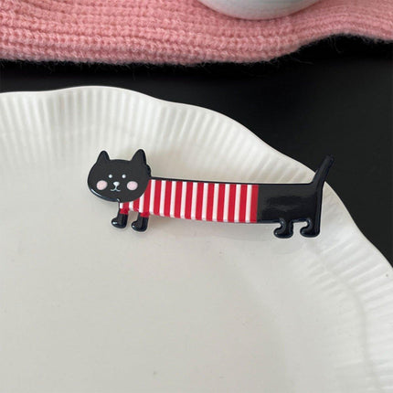 Cute Cartoon Animal Hair Clips Girls Duck Dog Cat Bang Clip Hair Accessories