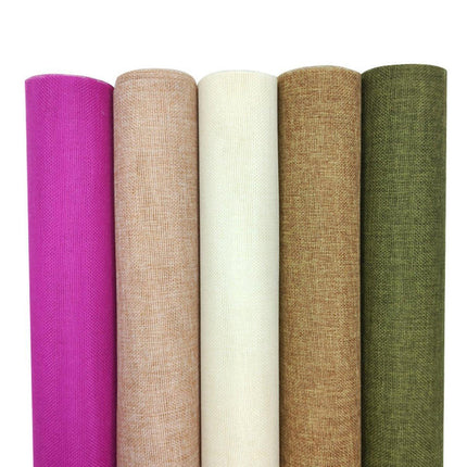 Coloured Linen Wrapping Paper Roll For Florist DIY Handmade Craft Material
