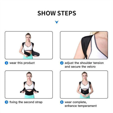Adjustable Back Posture Corrector Support Belt for Unisex Hunchback Correction