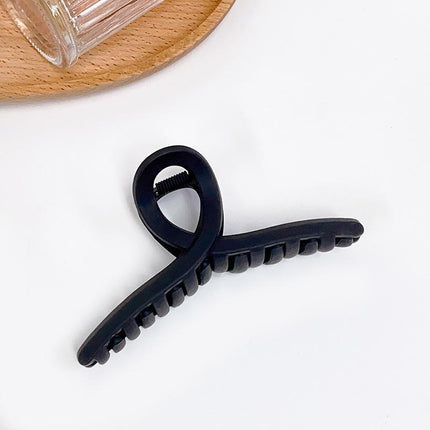 Frosted Large Shark Clip Hair Barrettes Ponytail Clip Hair Accessories Vintage - Aimall