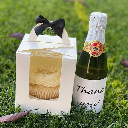 100PCS Portable Single Design Cake Box Paper Cupcake Packing Box Party Supplies Aimall