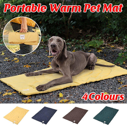Pet Mat Warm Dog Mat Foldable Storage Kennel Mat Soft Cushion for Pet Bed