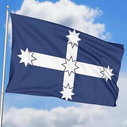 Large Eureka Stockade Flag Southern Cross Australian Aussie Heavy Duty 90 x 150 - Aimall