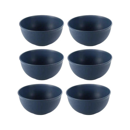 6pcs 26oz Wheat Straw Soup Bowl Set Home Kitchen Tableware Bowls