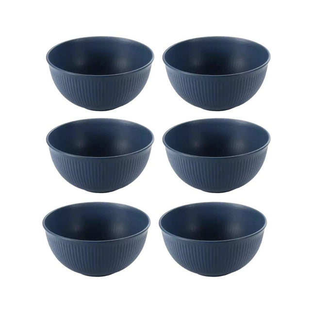 6pcs 26oz Wheat Straw Soup Bowl Set Home Kitchen Tableware Bowls