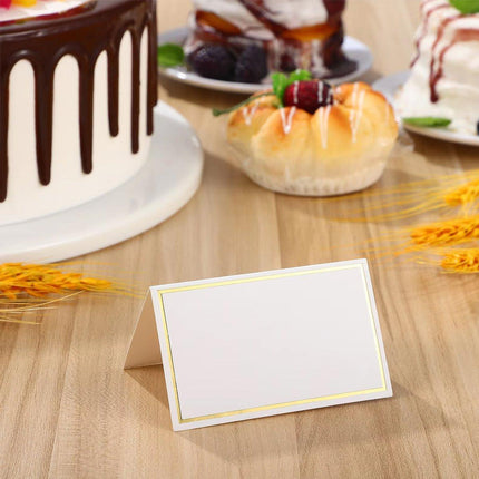 200pcs Guest Seat Name Card Writable Table Message Card Wedding Party Place Card