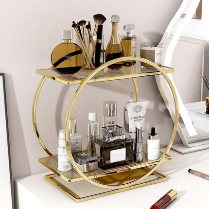 Large Capacity Cosmetics Storage Rack Home Organizer for Desktop Makeup Storage