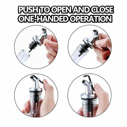 250/500ml Olive Oil Vinegar Pourer Dispenser Glass Bottle Kitchen Tools Cooking - Aimall